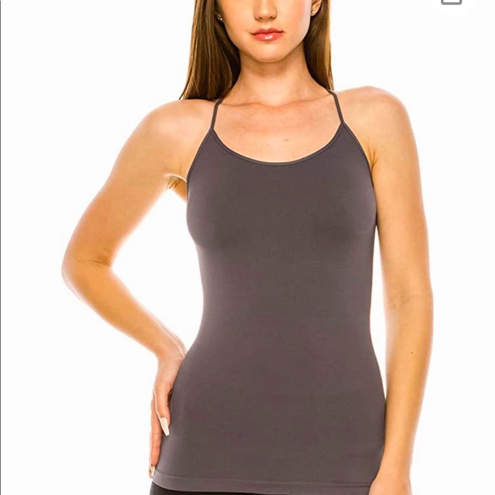 Kurve Charcoal Gray Racerback Tank Top XS/M One Size NEW!